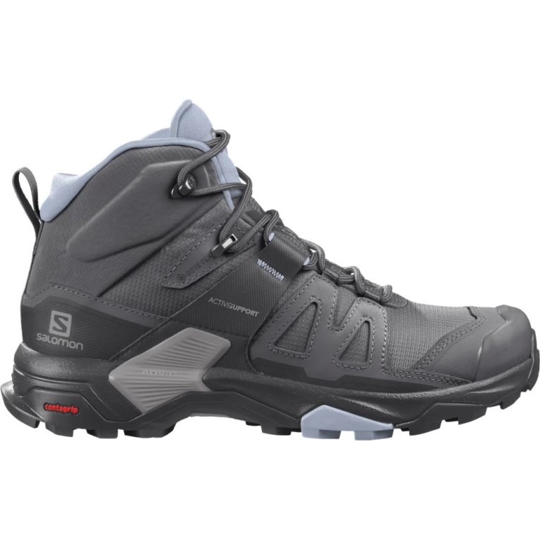 Botas Montaña Salomon X Ultra 4 Mid GTX Mujer Negros | MX DYRE087